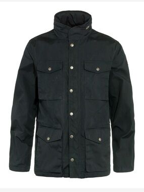 Fjallraven Mens Rain Jacket - Raven